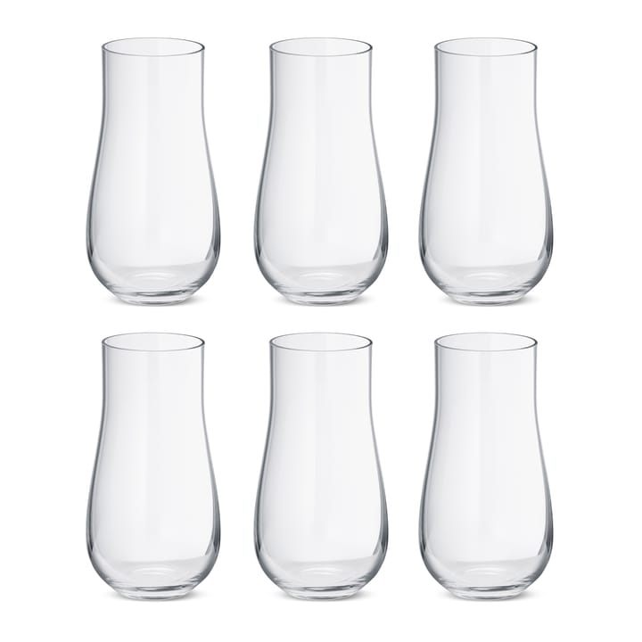 Sky 长款玻璃杯/水杯 45 cl 六件套装 - 透明 - Georg Jensen