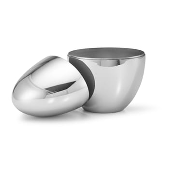 Sky 储物罐/置物碗 8x11 cm - 不锈钢 - Georg Jensen