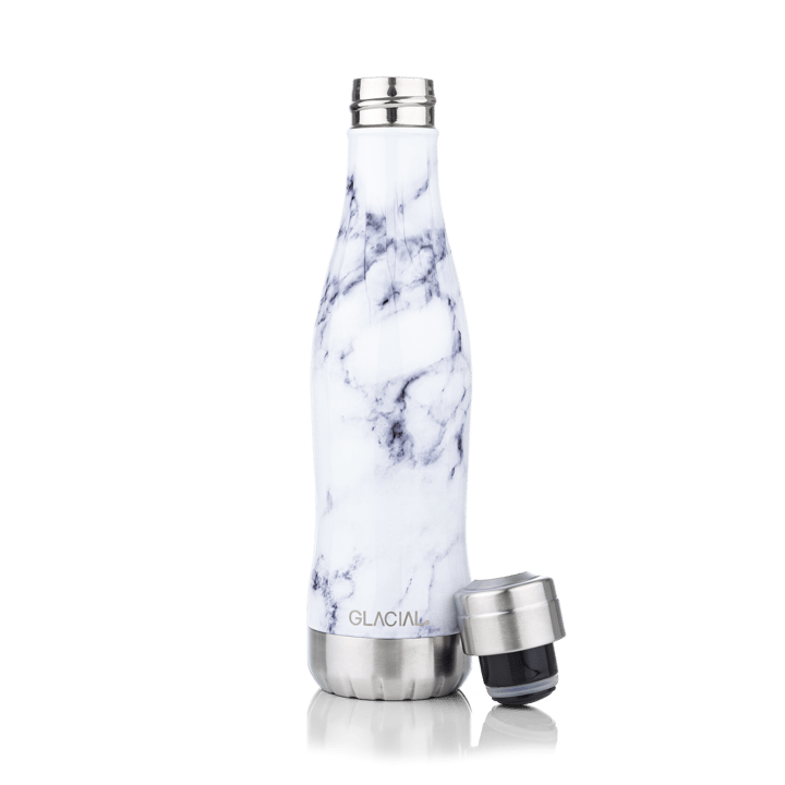 Glacial 水瓶 400 ml - 白色 大理石色 - Glacial