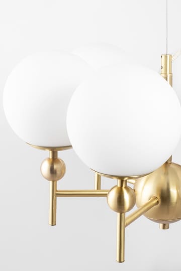 Astrid 吊灯 Ø50 cm - Brushed brass-白色 - Globen Lighting