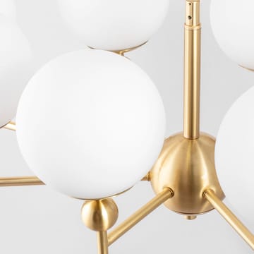 Astrid Pendant - Brass/白色, 8 lamps - Globen Lighting