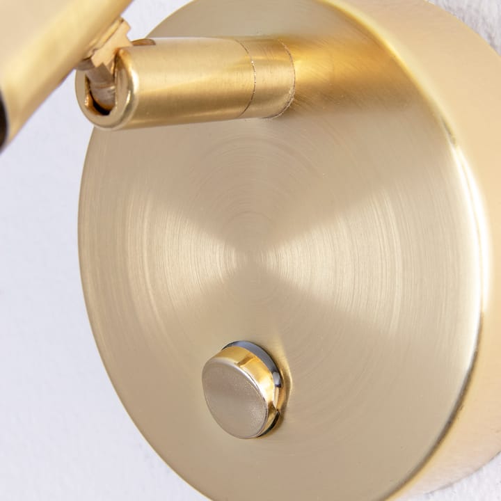 Clark 1 壁灯 brushed brass, Brushed brass Globen Lighting