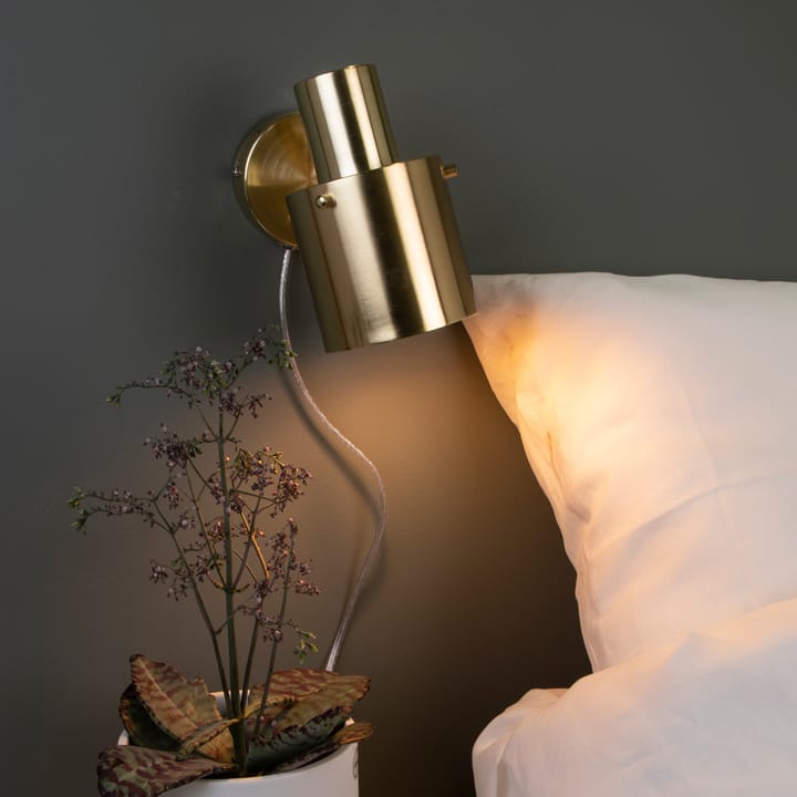 Clark 1 壁灯 brushed brass, Brushed brass Globen Lighting