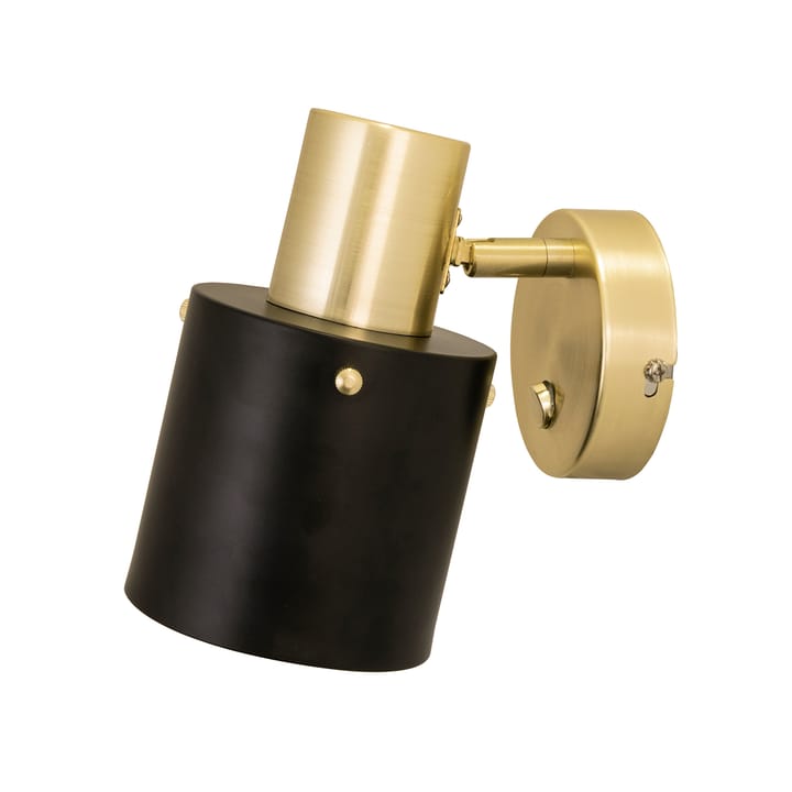 Clark 1 壁灯 brushed brass - 黑色 - Globen Lighting