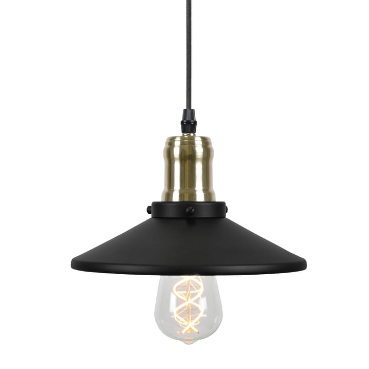 Disc 吊灯 mini - Matte 黑色-brushed brass - Globen Lighting