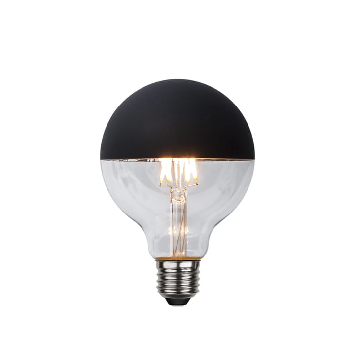 Glob LED light bulb - Clear, 黑色 top, e27, 2,8w e27, 4w - Globen Lighting