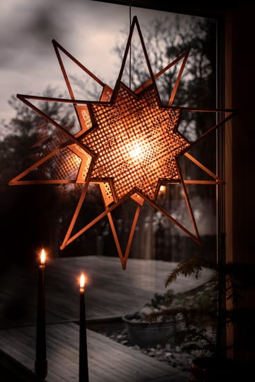 Karin advent star Ø70 cm - Brown - Globen Lighting