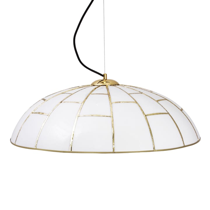 Ombrello 吊灯 Ø60 cm white glass - Brass - Globen Lighting