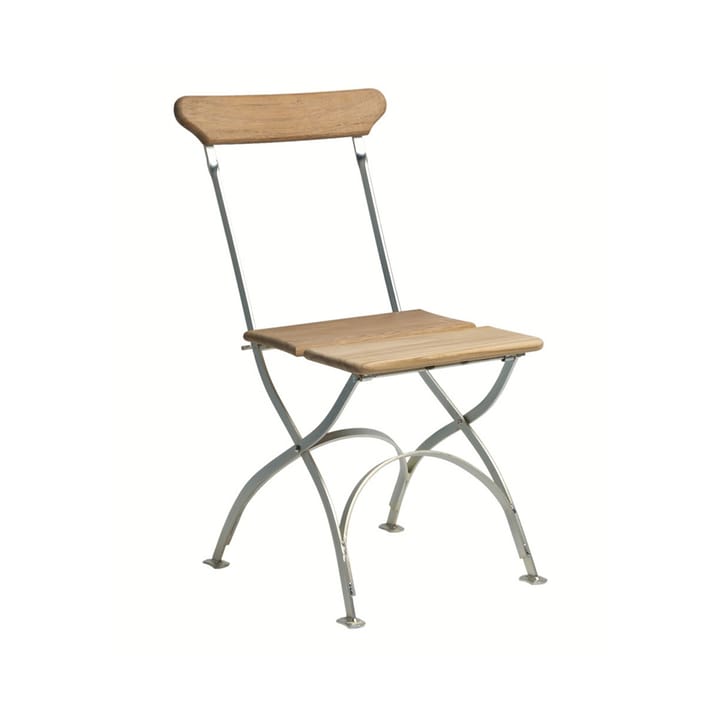 Bryggeri 椅子 - Teak-hot-dip galvanized stand - Grythyttan Stålmöbler