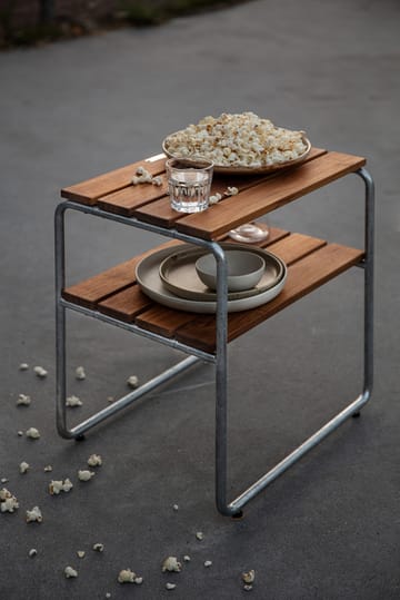 Grythyttan 小边桌 - Teak-hot-dip galvanized stand - Grythyttan Stålmöbler