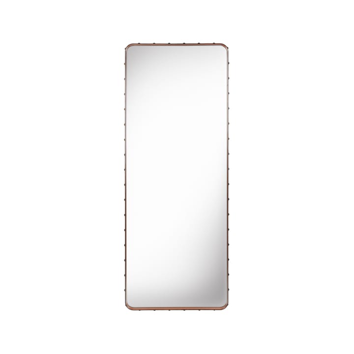 Adnet rectangular mirror - 棕色, large - GUBI