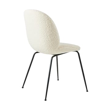 Beetle dining 椅子 - fully upholstered conic base - Karakorum 001-黑色 stand - GUBI