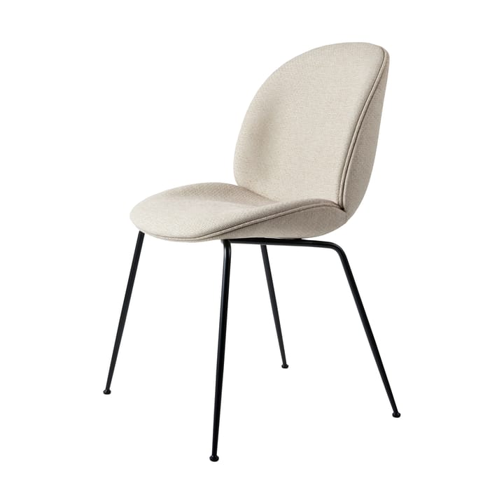 Beetle dining 椅子 - fully upholstered conic base - Tempt 61168-黑色 哑光 - GUBI