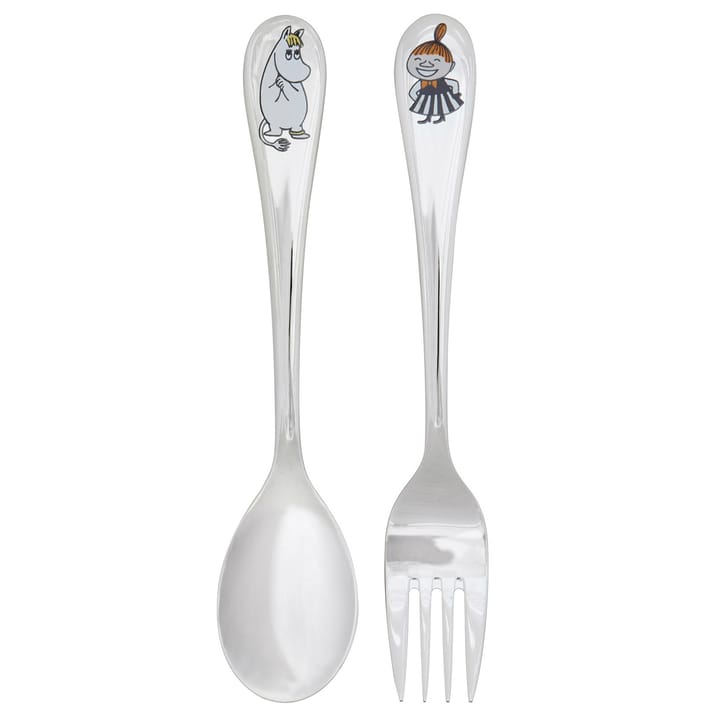 Moomin 餐具 cutlery childrens set 两件套装 - Snorkfröken & lilla my - Hackman