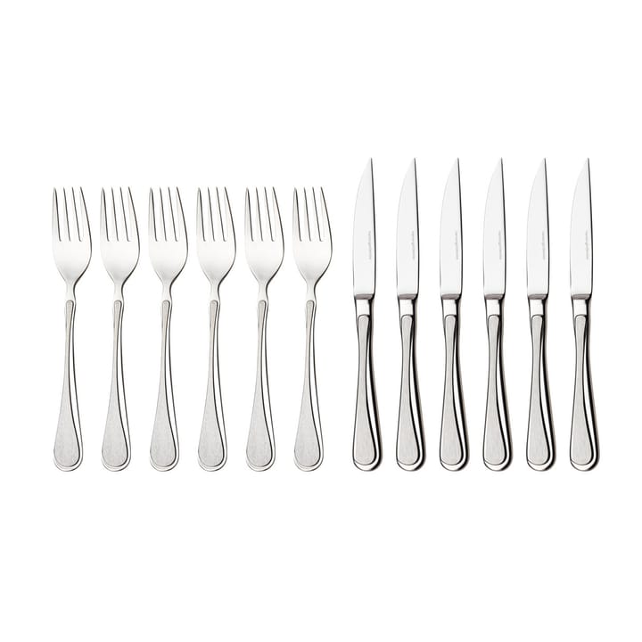 Carina meat 餐具 cutlery set 12 pcs - 不锈钢 - Hardanger Bestikk