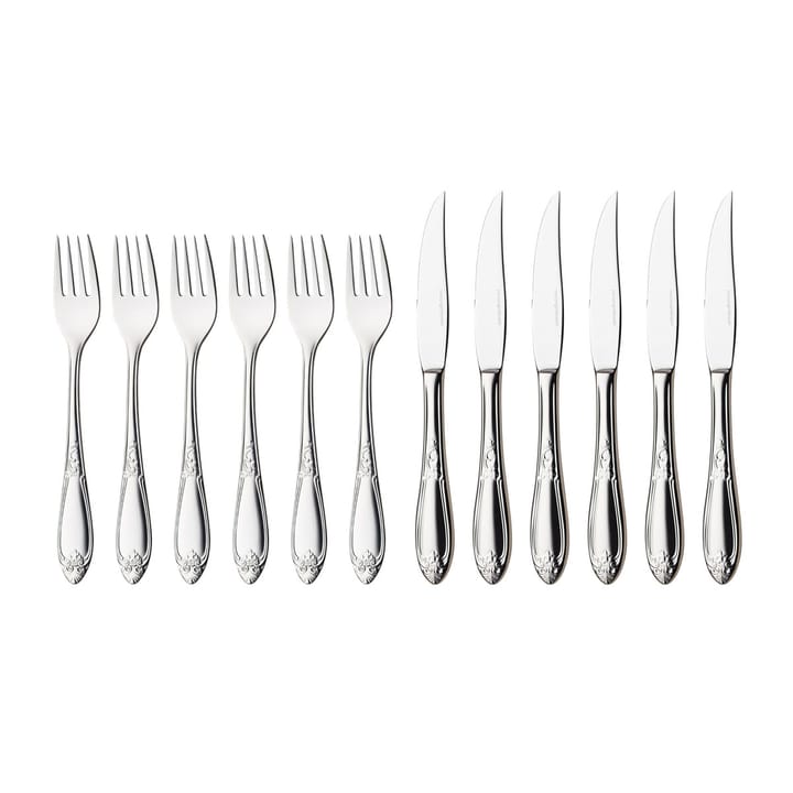 Nina meat 餐具 cutlery set 12 pcs - 不锈钢 - Hardanger Bestikk