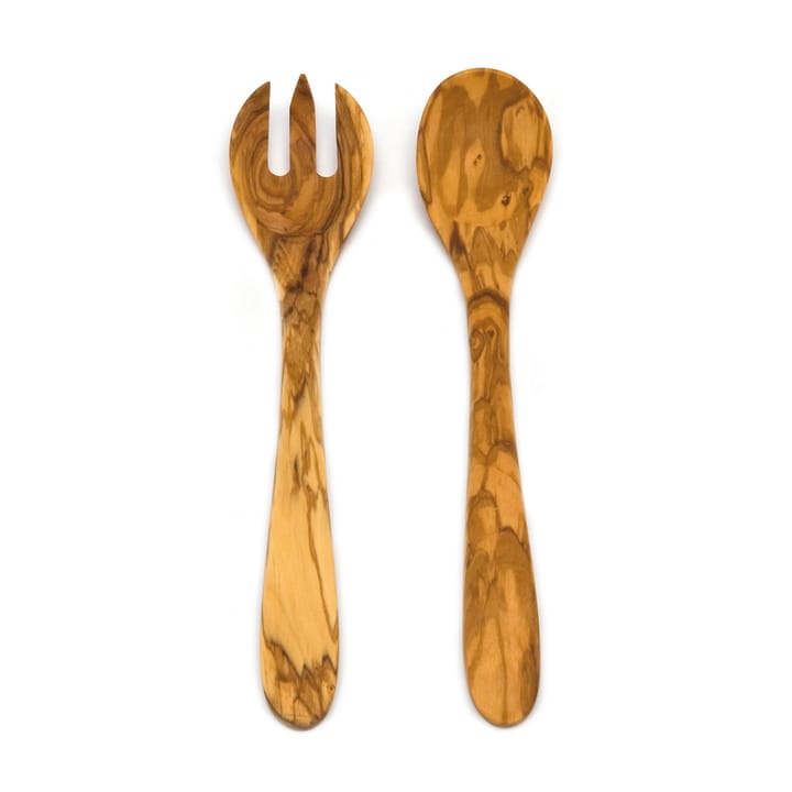 Heirol salad 餐具 cutlery olive wood 2-pieces - 30 cm - Heirol