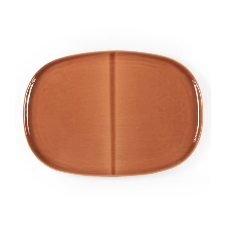 Heirol x Nosse Svelte 盘子 oval 30 cm - Terracotta - Heirol