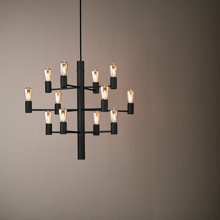 Manola 12 chandelier, 黑色 Herstal