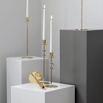 Alba 烛台 30 cm - Solid brass and glass - Hilke Collection