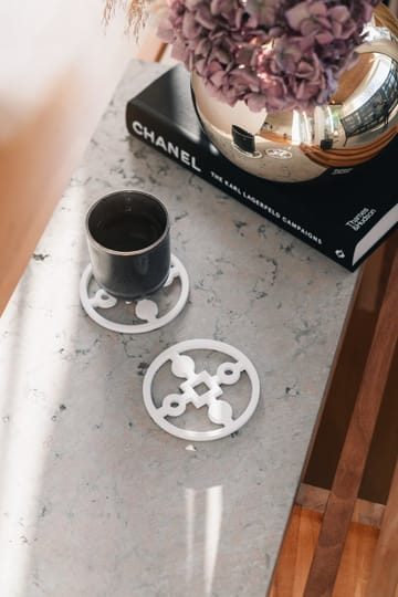 Anima Gemella coaster 四件套装 - 白色 - Hilke Collection