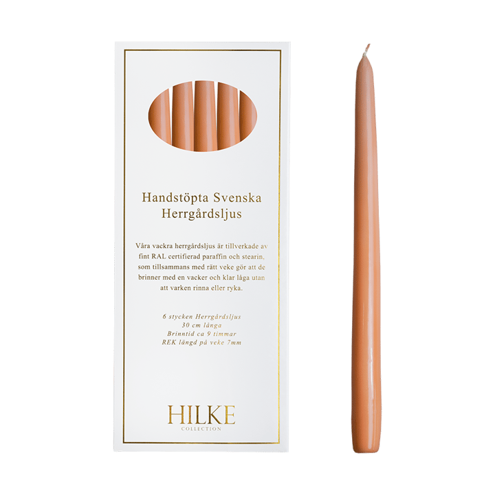 Herrgårdsljus candles 30 cm 六件套装  - Apricot - Hilke Collection