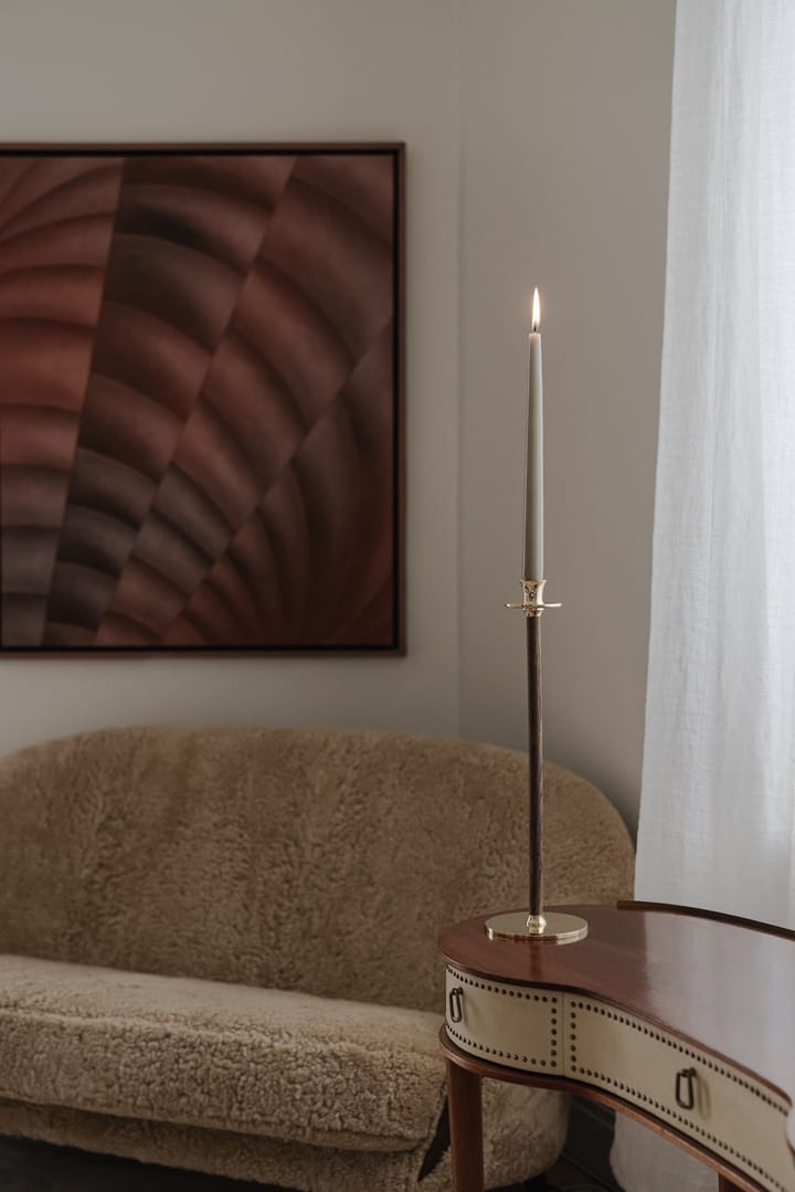 Herrgårdsljus candles 30 cm 六件套装  - 亚麻色 glossy - Hilke Collection