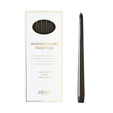 Herrgårdsljus candles 30 cm 六件套装  - 黑色 glossy - Hilke Collection