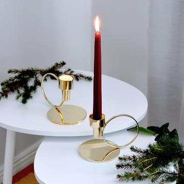 Herrgårdsljus candles 30 cm 六件套装  - 酒红色 红色 glossy - Hilke Collection