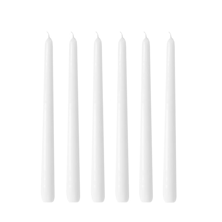 Herrgårdsljus candles 30 cm 六件套装  - 白色 glossy - Hilke Collection