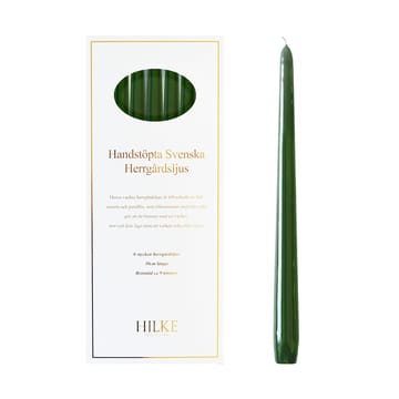 Herrgårdsljus candles 30 cm 六件套装  - 深绿 - Hilke Collection