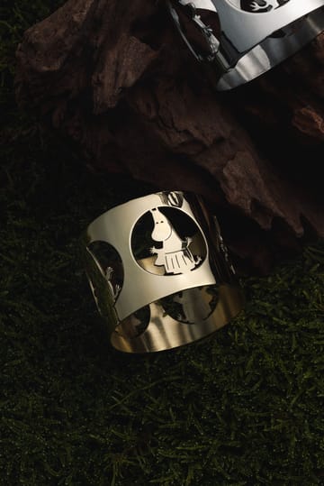 Hilke X 姆明 餐巾纸 rings Moominmamma 两件套装 - 黄铜 - Hilke Collection