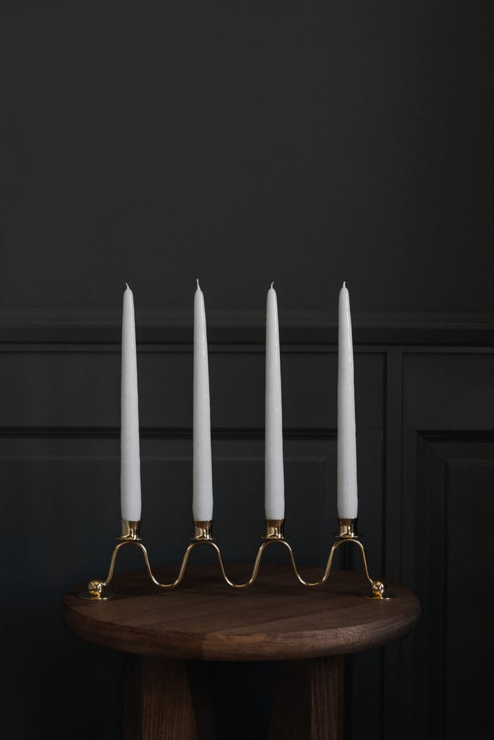 Lignano Sabbiadoro Advent candlestick, Brass Hilke Collection