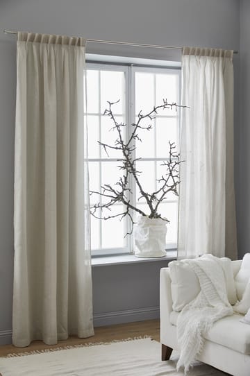 Dalsland curtain heading tape & channel 145x250 cm - Oatmeal - Himla