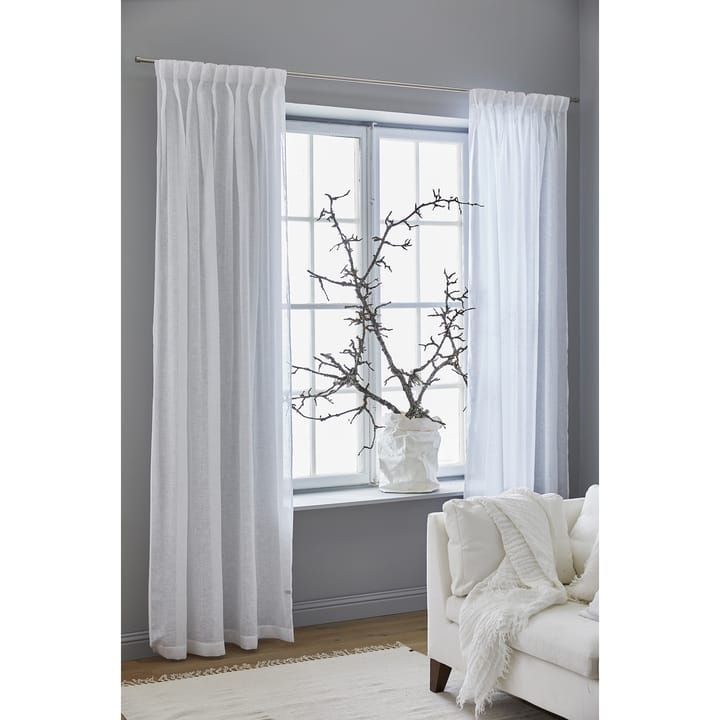 Dalsland curtain with heading tape and channel - optical 白色 - Himla