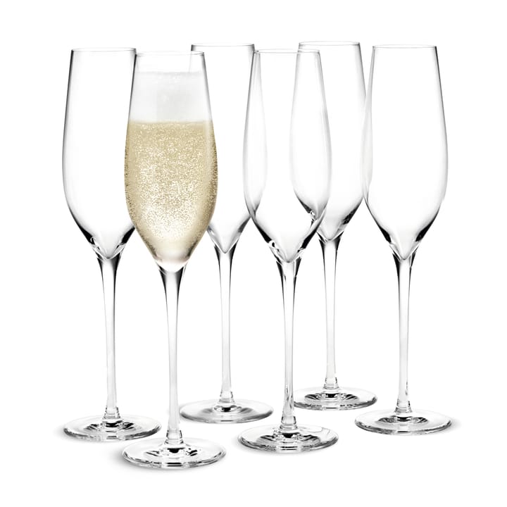 Cabernet 香槟杯 29 cl 6 pack - Clear - Holmegaard
