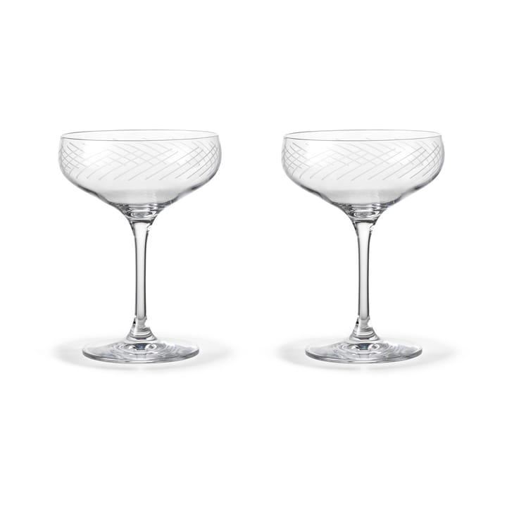 Cabernet Lines cocktail glass 29 cl 两件套装 - Clear - Holmegaard
