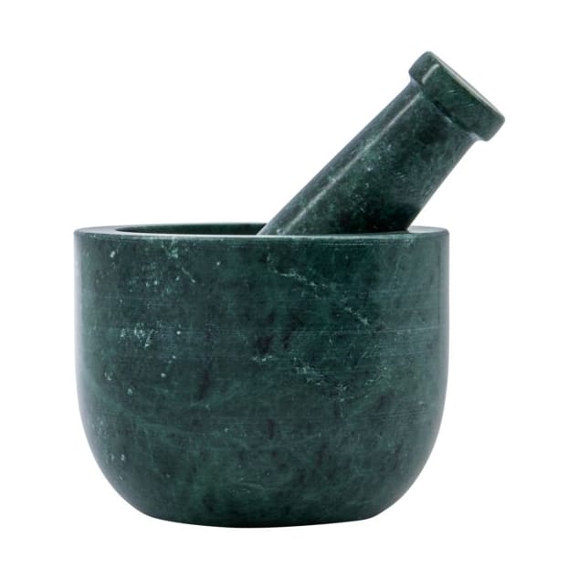 Arb mortar with pestle Ø10 cm - 深绿 - House Doctor