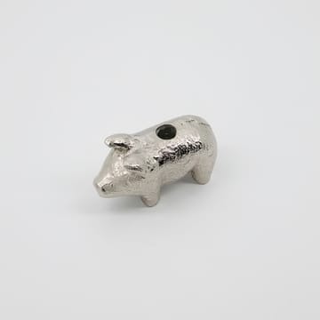 Pig 烛台 5 cm - Antique silver - House Doctor