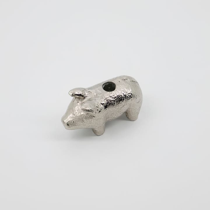 Pig 烛台 5 cm, Antique silver House Doctor