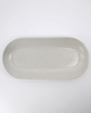 Pion serving 盘子 19x38 cm - 灰色-白色 - House Doctor