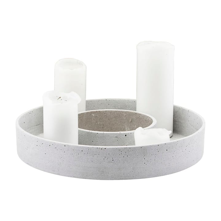 The Ring 烛台  for block candles - Concrete - House Doctor