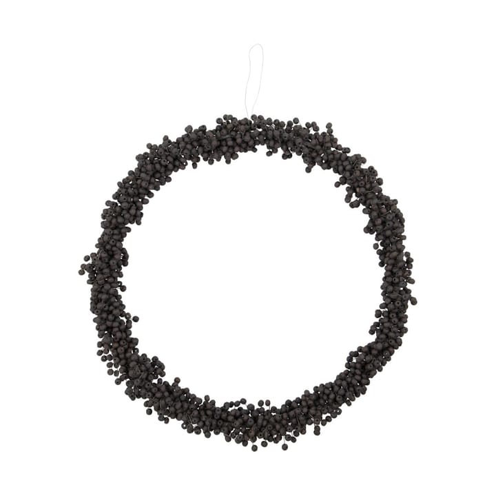 Winter wreath Ø33 cm - Black - House Doctor