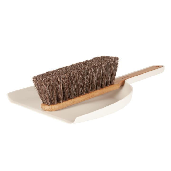 Iris Hantverk Dustpan & brush set small - 白色 chalk - Iris Hantverk