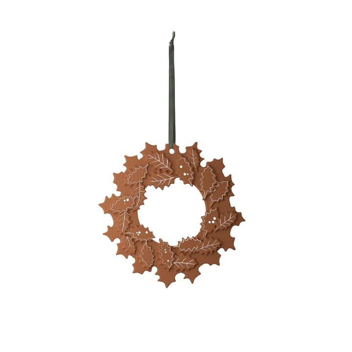 Gingerbread Christmas wreath Ø18.5 cm - 褐色 - K�ähler