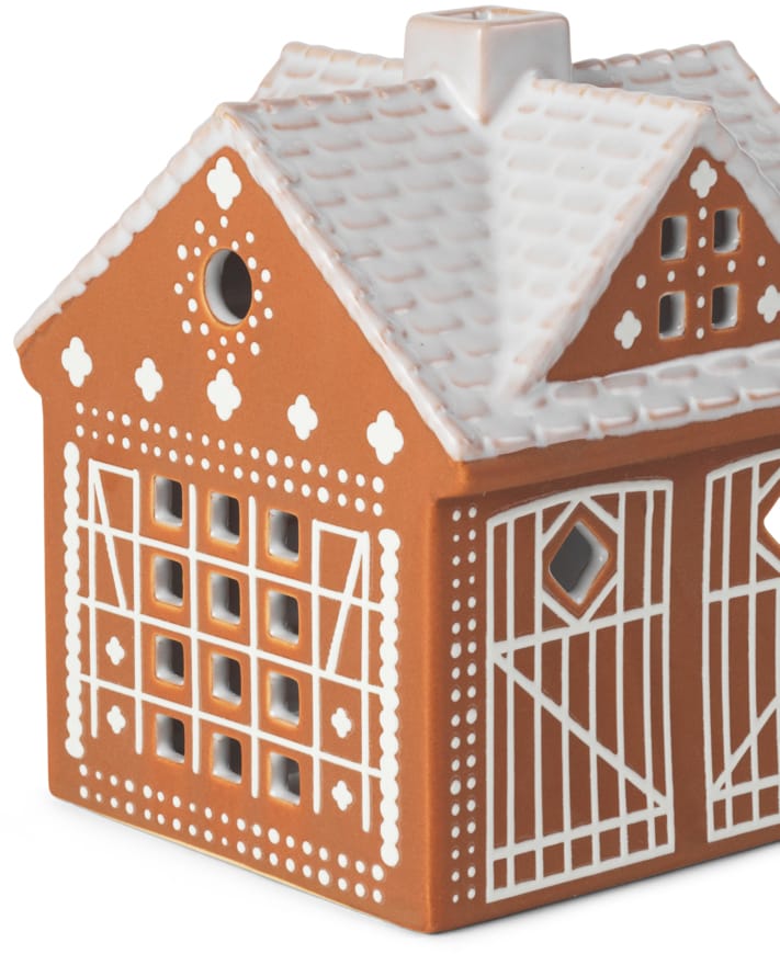 Gingerbread 蜡烛 house - Christmas barn 11.5 cm - Kähler