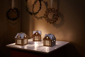 Gingerbread 蜡烛 house - Christmas barn 11.5 cm - Kähler