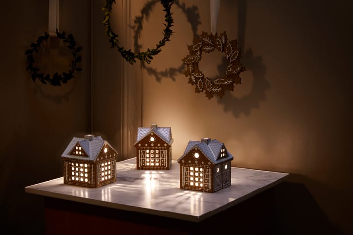 Gingerbread 蜡烛 house - Christmas barn 11.5 cm - Kähler