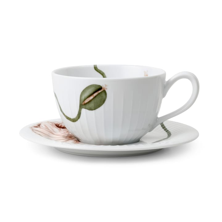 Hammershøi Poppy  茶杯和碟子 38 cl - 白色 - Kähler