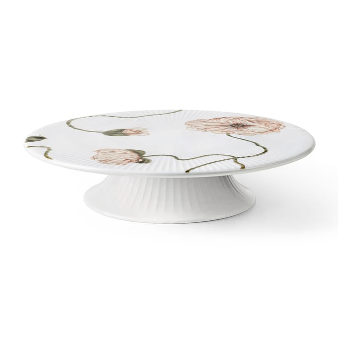 Hammershøi Poppy Cake platter Ø30 cm - 白色 - Kähler